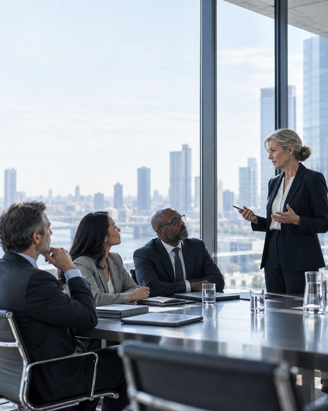 Executives in a boardroom